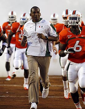 Randy Shannon and Co. won't be intimidated by the Horseshoe. (AP)