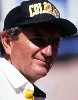 Bill McCartney and Colorado went on to share the national championship after the infamous fifth down game. (Getty Images)