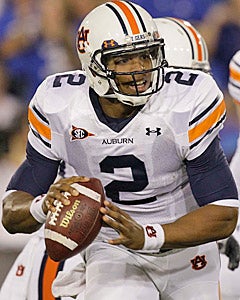 Cam Newton leads the SEC in rushing and is the No. 1 Heisman candidate. (AP)