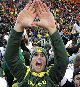 Without the BCS, Oregon would be playing the Rose Bowl and a split national title would loom over everything. (AP)
