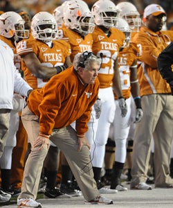 Mack Brown's Texas program is going to get a lot more exposure with it's own TV network. (US Presswire)