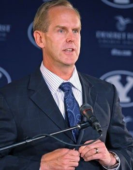 'We really want to make this work,' BYU AD Tom Holmoe says. (Getty Images)