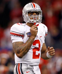 QB Terrelle Pryor was one of six players allowed to play in the Sugar Bowl after being suspended. (Getty Images)
