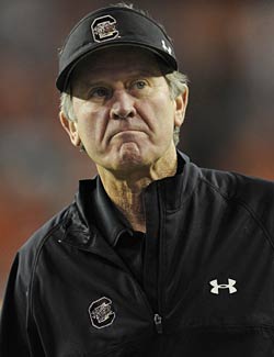 Steve Spurrier says over-signing is necessary for him because of academics in his state. (US Presswire)