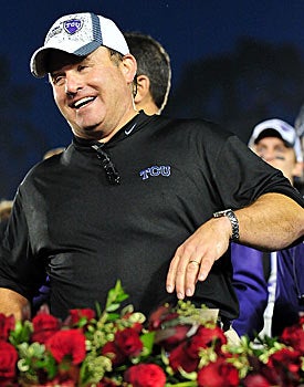 TCU coach Gary Patterson, who will be a Big East member in 2012, prefers a nine-member league. (US Presswire)