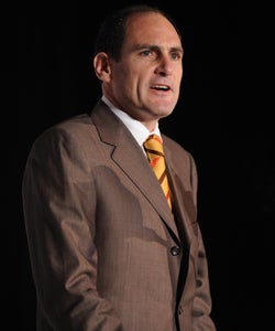 Larry Scott says 'the idea that every football game, every basketball game will be able to be seen ... is a game changer." (Getty Images)