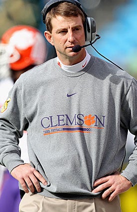 One of Dabo Swinney's nonconference slots is already filled by Clemson's annual rivalry game vs. South Carolina. (Getty Images)
