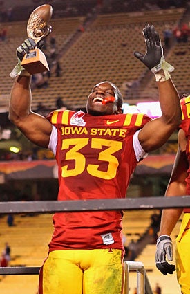 Aside from the occasional Insight Bowl victory, Iowa State hasn't had much to celebrate at the college level. (Getty Images)