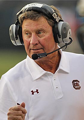 Steve Spurrier tweaking Brian Kelly could be a sign that Spurrier is confident in his team. (AP)