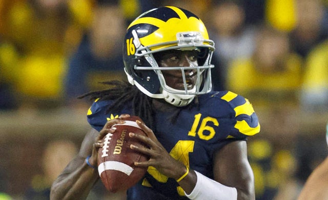 Denard Robinson's Wolverines were part of a spectacle that is now just as important as winning. (US Presswire)