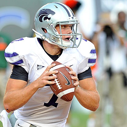 Collin Klein throws for 146 yards, two TDs, and runs for 113 yards and another TD in an upset over No. 15 Baylor. (US Presswire)