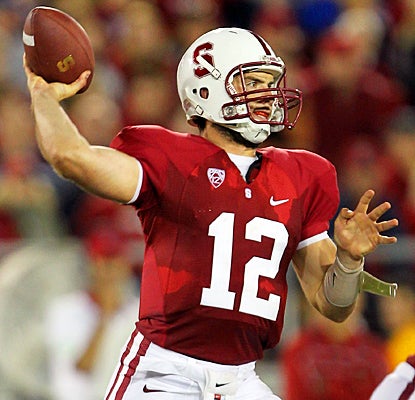 Andrew Luck torches the Buffaloes' defense for a season-high 370 yards and three touchdowns. (Getty Images)