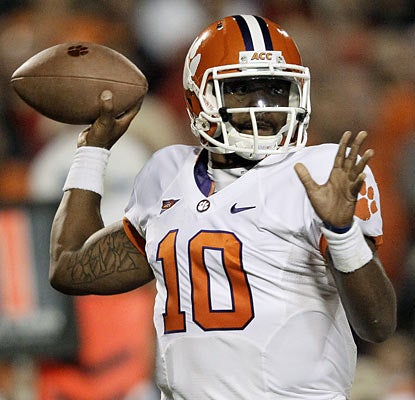 Tajh Boyd tosses four touchdown passes and 270 yards as the Tigers outscore the Terps 39-17 in the second half. (AP)