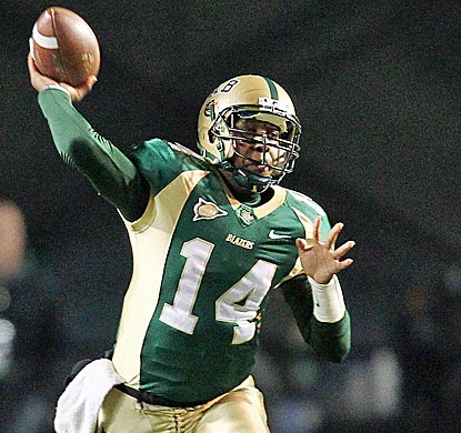 UAB quarterback Jonathan Perry throws for 264 yards and two TDs to help the Blazers upset the Golden Eagles. (US Presswire)