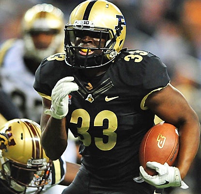 Purdue's Reggie Pegram scores the first two touchdowns of his career against Western Michigan. (US Presswire)