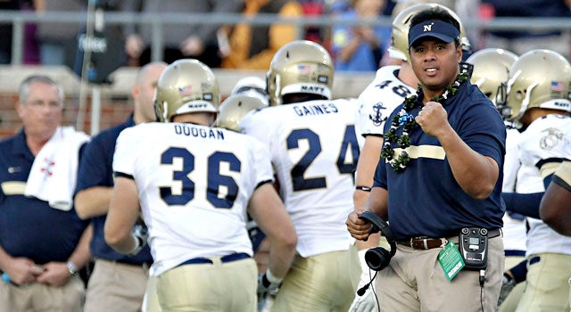 Ken Niumatalolo and Navy have a solid resume for the Big East. (US Presswire)