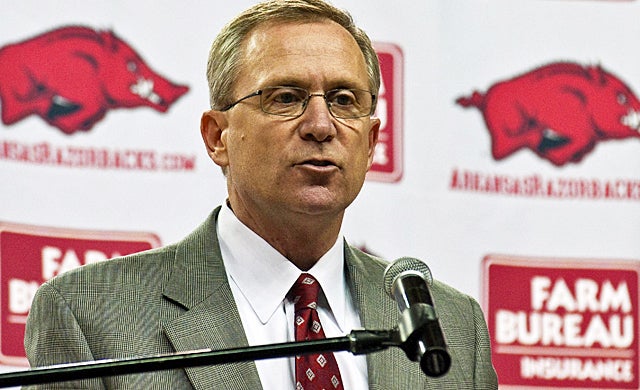 Long took a chance in hiring Petrino, but was smart enough to cut ties. (AP)