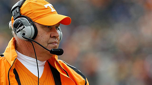 Fulmer says he has no regrets but Tennessee might after going 18-20 since replacing him. (Getty Images)