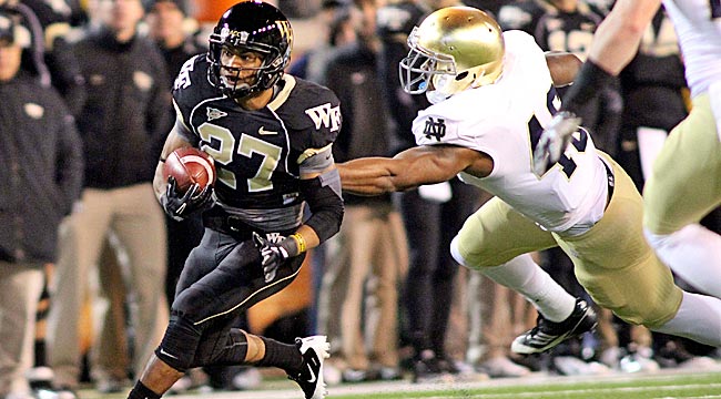 Notre Dame already schedules ACC teams, so why not make a convincing pitch to the Irish to join? (US Presswire)