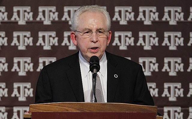 Texas A&M's recent success in the Big 12 could enhance the playoff take for Mike Slive's SEC. (Getty Images)