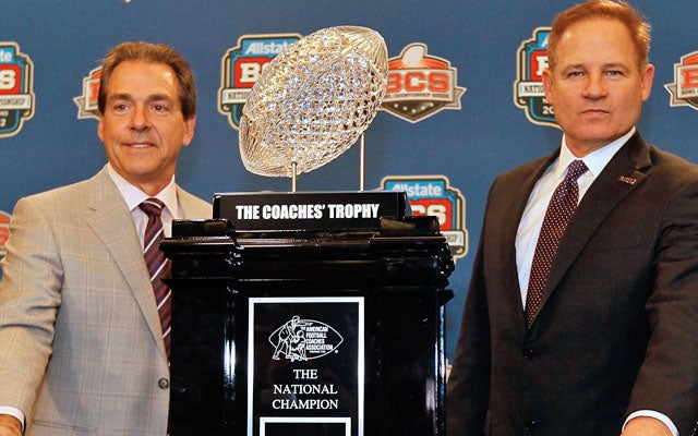The SEC wins the right to have two of its teams face off in a potential title game. (Getty Images)