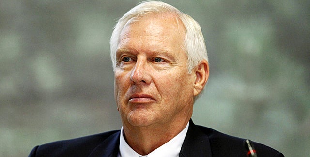 Penn State president Erickson was within his authority to sign off on the NCAA's punishment. (AP)