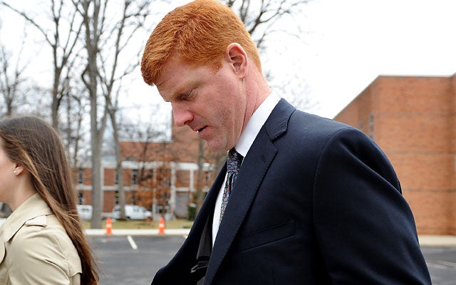 Mike McQueary testified at the trial about what he witnessed in the Penn State football shower. (Getty Images)