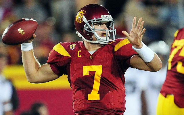 Matt Barkley and USC will once again do battle with Oregon for the conference title. (US Presswire)