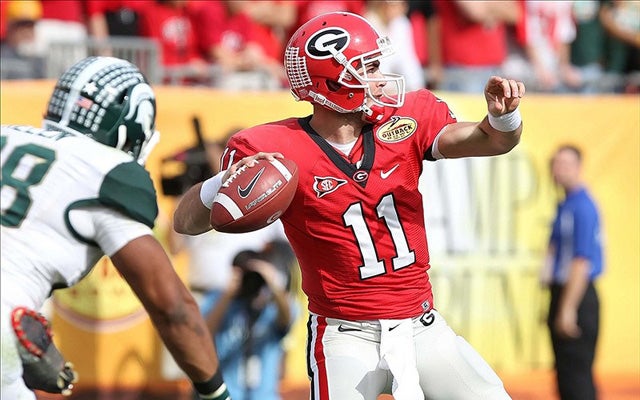 Aaron Murray must cut down on his interceptions to have a shot at the Heisman. (U.S. Presswire) 
