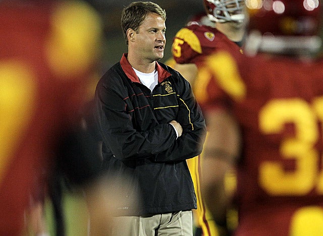 Kiffin has helped lead USC back atop the rankings after two years of probation. (Getty Images)
