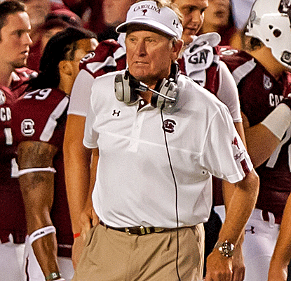 Steve Spurrier's 200th career win comes rather easily as his Gamecocks outscore UAB by 43 points. (US Presswire)