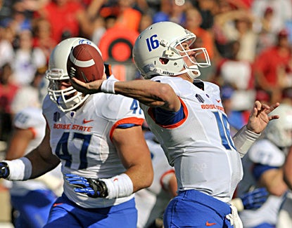 Joe Southwick passes for 311 yards and three touchdowns in Boise State's win over New Mexico. (AP)