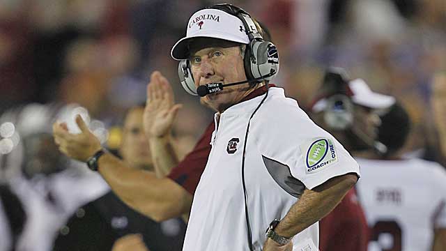 Spurrier has a history of going after local columnists who have been critical of him. (Getty Images)