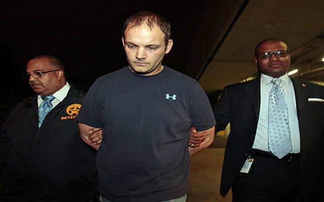 Brian H. Downing pleaded guilty to obscenity Tuesday and faces two years behind bars. (AP)