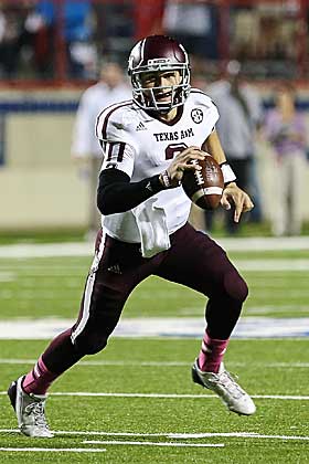 Johnny Manziel leads Texas A&M to 59-57 win over Louisiana Tech. (US Presswire)