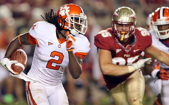Clemson and Florida State have elite skill players, like explosive Tigers receiver Sammy Watkins. (Getty Images)