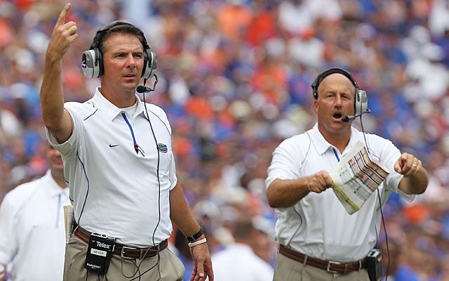 Urban Meyer's coaching staff at Florida produced several head coaches, including Steve Addazio. (US Presswire)