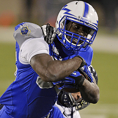 Wes Cobb runs for a career-high 152 yards and a touchdown in a fill-in role to lead Air Force past Nevada.  (US Presswire)