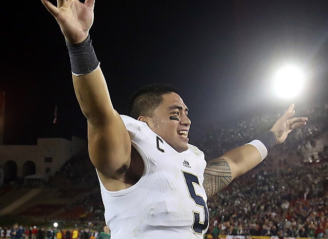 Recruited by Charlie Weis, Te'o helped shape Notre Dame's defensive mindset this season. (Getty Images)