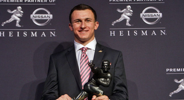Johnny Manziel has been racking up awards in the past few weeks, the AP honor his latest. (US Presswire)