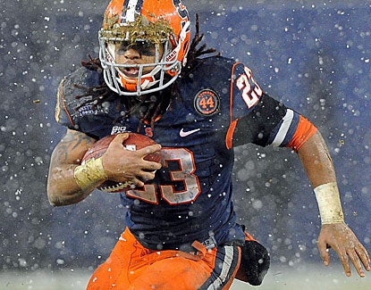 Prince-Tyson Gulley runs for 217 yards and three touchdowns against an overmatched West Virginia defense. (US Presswire)
