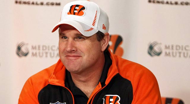Jay Gruden has been the offensive coordinator for the Bengals for the past two seasons. (US Presswire)