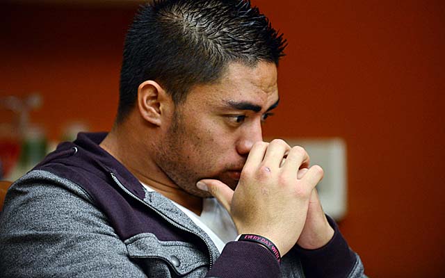 Te'o is set to talk on-camera about his role in the hoax Thursday with Katie Couric. (AP)