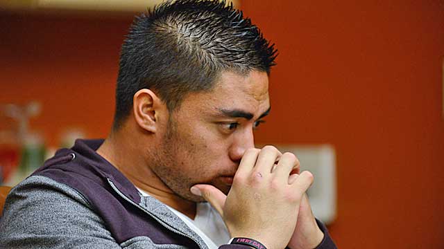 Te'o maintains he played no part in creating the hoax. (AP)