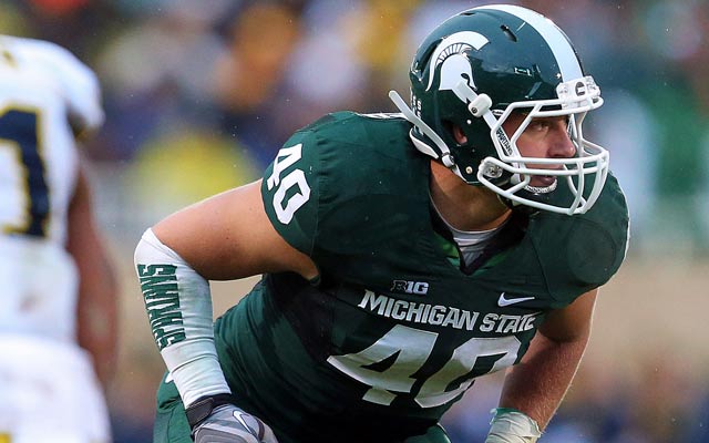Leading the best defense in the nation doesn't mean Max Bullough is up for awards. (USATSI)
