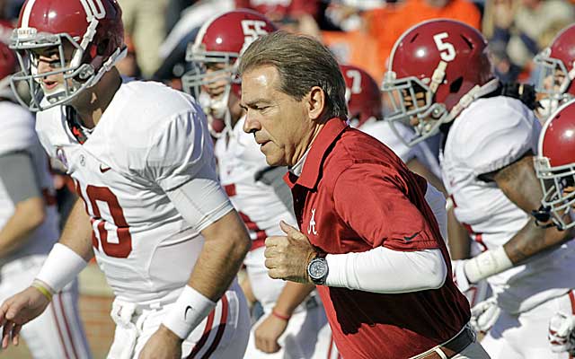 Alabama is a long shot to make the final BCS title game after losing to Auburn. (USATSI)