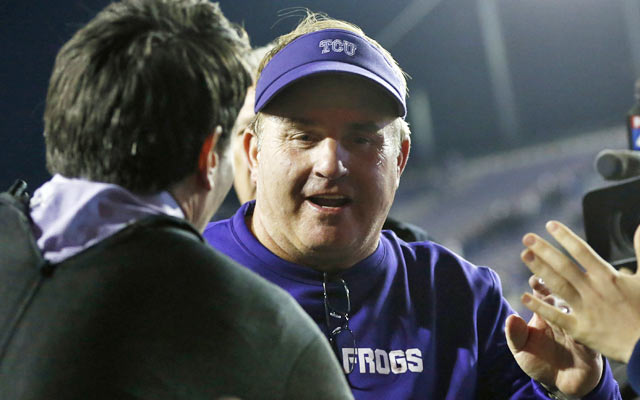 Gary Patterson is making TCU's case to be ranked over Baylor. (USATSI)