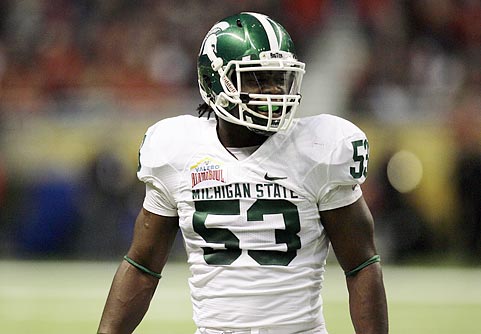 A third-round projection helped convince Jones to stay in school. 