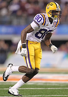 Terrence Toliver is a big, strong receiver who was hurt at LSU by lousy quarterback play. (US Presswire)