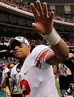 Terrelle Pryor is the fourth-rated senior quarterback. (Getty Images)